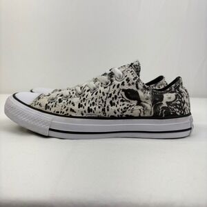 Converse Chuck Taylor All Star Low Top Cheetah Print Sneakers Shoes Size 7
